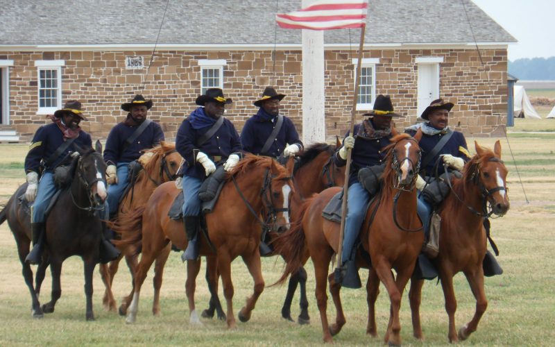 KS Fort Larned buffalo soldiers NPS KS Fort Larned buffalo soldiers NPS