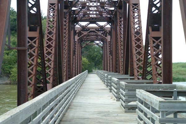 NE Missouri Nat Recreational River - Niobrara State Park fishing bridge - NPS