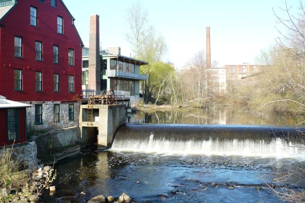 RI Blackstone River - Brick Mill and Dam 1826 - NPS