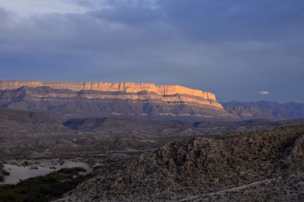 TX Big Bend - Sierra del Carmen Sunset - NPS Cookie Ballou
